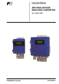 Thumbnail of document Manual - ZKM-2 Oxygen Analyzer